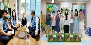포스코건설・부영그룹, 추석맞이 한가위 나눔・어린이집・경로당 선물 전달