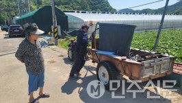 경남 진주시, 태양광 등화장치 부착으로 농기계 사고 예방 성과