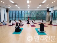 양산시시설관리공단, 여름방학 아동 대상 여름숲 요가교실 성료