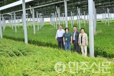 전북 완주군의회 탄소중립 녹생성장 특별위원회, 영광군 영농형 태양광발전소 현장 방문