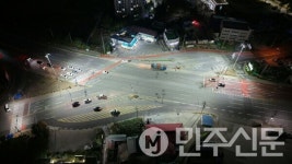 전남 영암군, 야간 도로 밝은 조명으로 더 안전해졌다