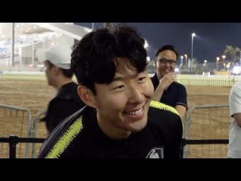 손흥민 '월클의 품격', 아부다비서 선보인 팬서비스