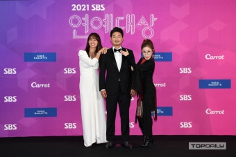 [톱포토] '연예대상' 박선영X이천수X박슬기, 개성넘치는 포즈