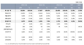 한국타이어, 비용 증가에 2Q 영업익 6.3% 뒷걸음