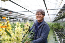 국산 심비디움 수출하는  양승호 대표