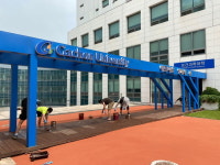 가천대 총학생회, 학교 사랑 담아 학교 시설 정비 나서