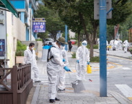 서구 심곡동 주님의교회·서구청 인근 상가 특별방역 코로나19감염 확산 저지 총력