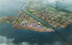 인천신항 항만배후단지 (1-1 단계 2 구역 ) 개발사업 착공