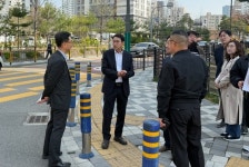 김태계 미추홀구의원 용현동 용마루길 교통안전 민원현장 점검