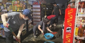 계양구 작전1동 사회단체, 폭우 피해 복구 위한 발 빠른 봉사활동 전개