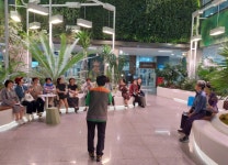 조용익 부천시장, 신중년 노후준비지원센터 프로그램 참여자와 소통