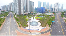 송도 4공구 지식정보산업단지 내 소리공원 조성 완료