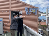 김용문 창업진흥원장, 괜찮아 마을현장 방문