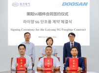두산에너빌리티, 중국 라이양 원전 핵심소재 공급 계약