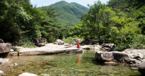 ‘계곡 여행 1번지’, 충북 괴산의 여름