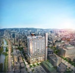 한국건설, 학동 한국아델리움 트리플위너 분양사무실 10일 오픈