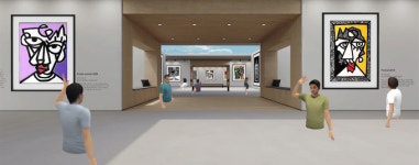 스페이셜, 영화 기생충 ‘지비지’ 작가 NFT 컬렉션 전시회 단독 개최