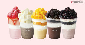 요거프레소, 6월 신메뉴 ‘레인보우 팝핑’ 출시