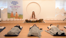 [월드 웰니스페어 2025] “싱잉볼 명상으로 나에게 ‘쉼’을”... 사운드 힐링 리트릿