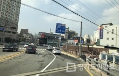 용인 기흥구, 상갈치안센터 사거리 선형개선