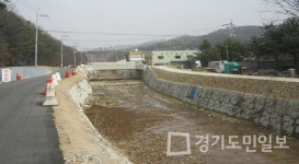 파주 큰골천 개수공사 마무리