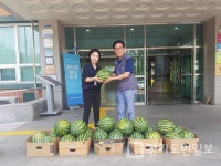 구리청과㈜,  구리시 기초푸드뱅크에 수박