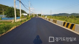 파주시, 문산천 제방도로 재포장 완료