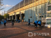 동두천시청 공무원직장협의회  지행역 일대서 환경정화활동