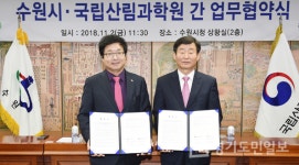 수원시-국립산림과학원 협약