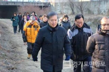 인천 부평구 갈산2동,  신년 굴포천 둘레길 걷기 행사