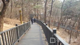 의정부시,  직동근린공원 산책로 새 단장