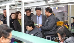 엄태준 이천시장, 장애인직업재활시설 방문 격려