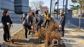 평택시 안중읍,  도시숲 조성 나무심기 펼쳐져
