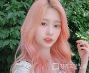 아이즈원 김민주, 핑크헤어 변신에 물오른 러블리 인형 미모