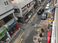 파주시 하수도 긴급 시설개량  금촌통일시장 공영주차장 옆 횡단 배수로