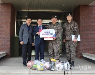 인천병무지청, 507여단 방문 감사편지 전해