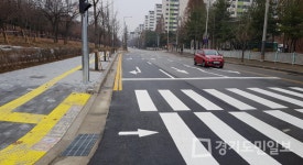 동두천시, 가·감속차로 설치공사 완료
