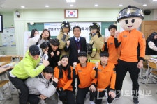 용인소방서, 서원고등학교서 미래소방관 체험교실