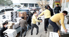 고양시, ㈜심우 코로나19 예방물품기부