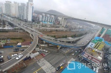 군포시,  산본고가교 보수공사로 통제