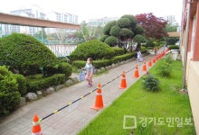 용인 구성초교 3~4학년 등교