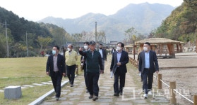 김성기 가평군수, 주요 사업장 14곳 현지 확인