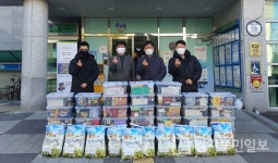 오산제일교회, 생필품 40박스와 쌀 10㎏ 10포 기탁 