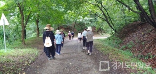 이천시 신둔면 주민자치학습센터, 정개산 둘레길 숲속 걷기 명상