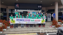 안성시 보개면 새마을남녀지도자협의회 생태계 교란 야생식물 제거