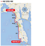 굴혈포에서 바람아래까지, 태안 안면도 해변 20개 연속 종주