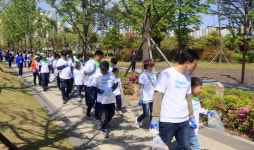 삼성물산, 부산시민공원 ‘플로깅’ 이벤트 마무리… ‘연지2구역’ 관심↑