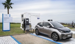 BMW, 제주에 전기차 배터리 재사용 충전소 개소