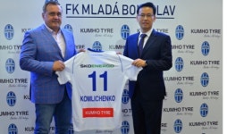 금호타이어, 체코 명문 축구 구단 FK 몰라다볼레슬라프 공식 후원