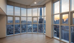 창 밖으로 펼쳐지는 시티뷰…사보이시티 잠실 펜트하우스 눈길